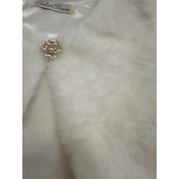 Child's formal dress Couture Princess Sz 3T White with beads/rinestones - Picture 12 of 16